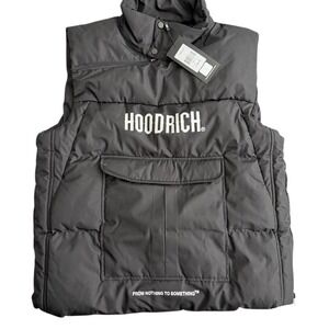 Hoodrich Puffer Vest Black NWT Men's XL‎ Streetwear From Nothing to Something
